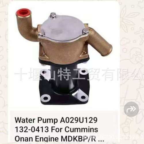 船机 游艇柴油发动机配件 海水泵 G1010 A029U129 奥南海水泵