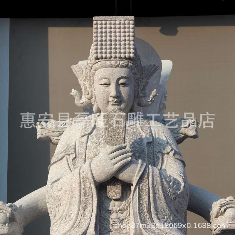 现货石雕妈祖雕塑 湄洲湾石雕妈祖雕像 广场石雕妈祖雕像厂家