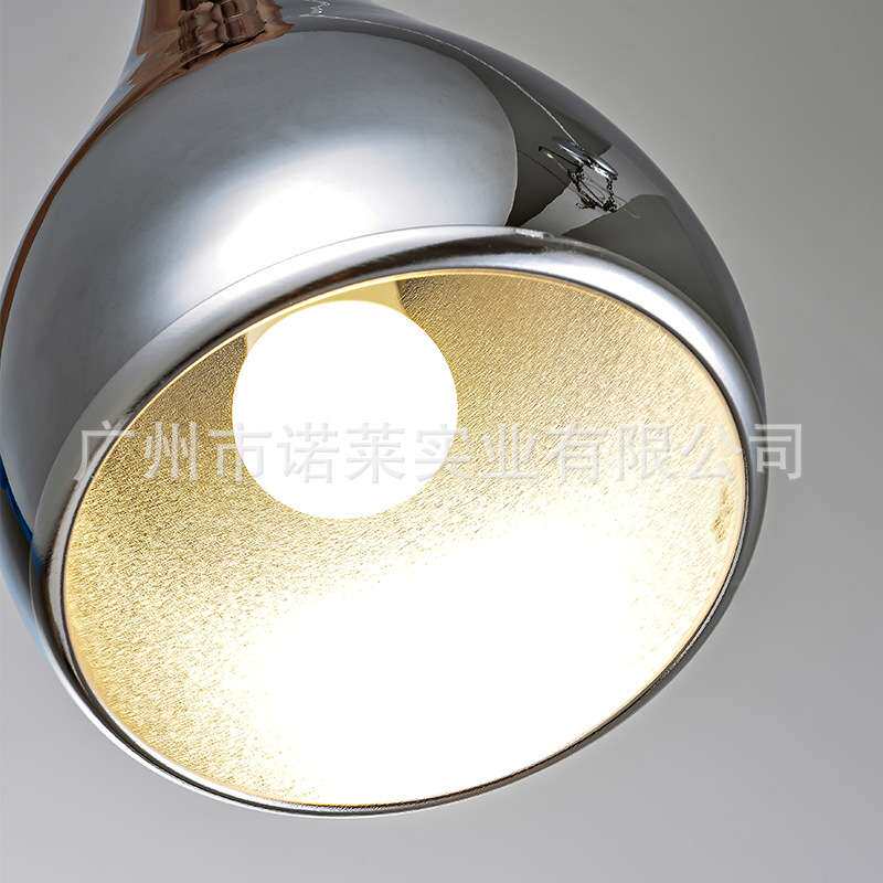北欧设计师出口灯具卧室店铺橱窗西餐厅咖啡厅酒吧台金属水滴吊灯