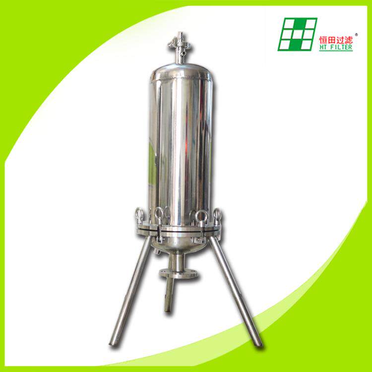 定制高精度微孔膜过滤器配滤芯不锈钢304筒体精密滤芯式过滤器