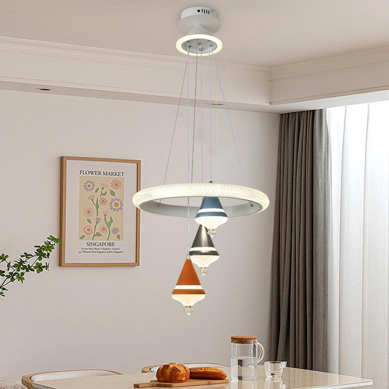 LED餐厅吊灯现代简约客厅卧室灯办公室灯具饭厅餐桌吧台设计师灯