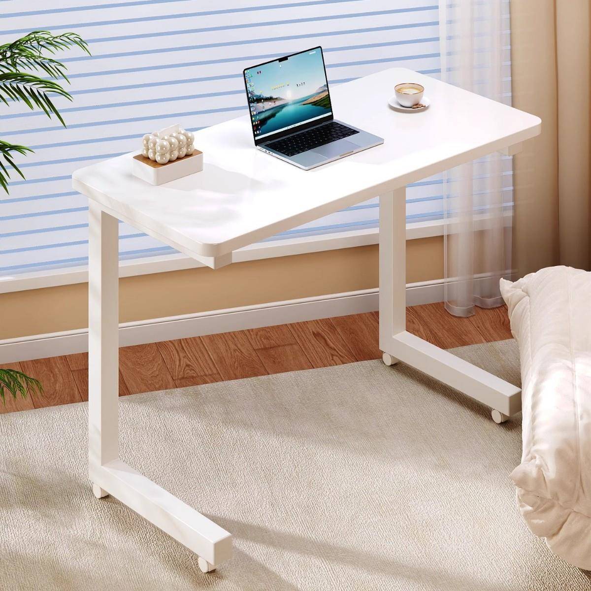 可移动床边桌电脑桌家用床头简易沙发办公桌卧室书桌学生学习桌子