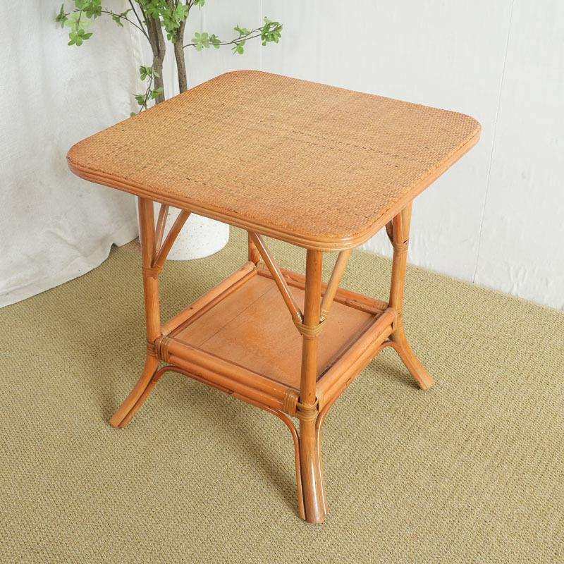 长方形藤编小桌子印尼真藤编织茶几艺术小户型阳台简约现代家用