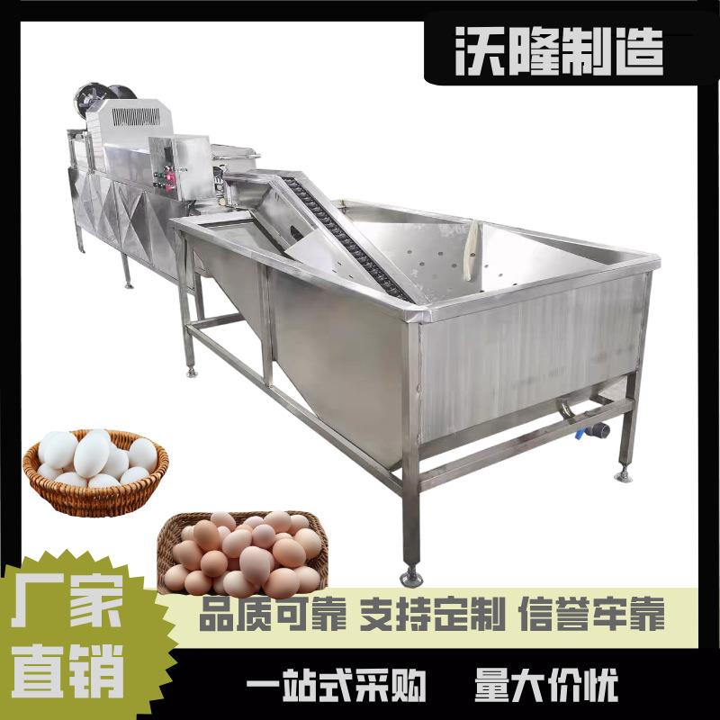 养殖场鸡鸭蛋类大型清洗机泥包蛋去泥洗蛋全自动水循环清洗机
