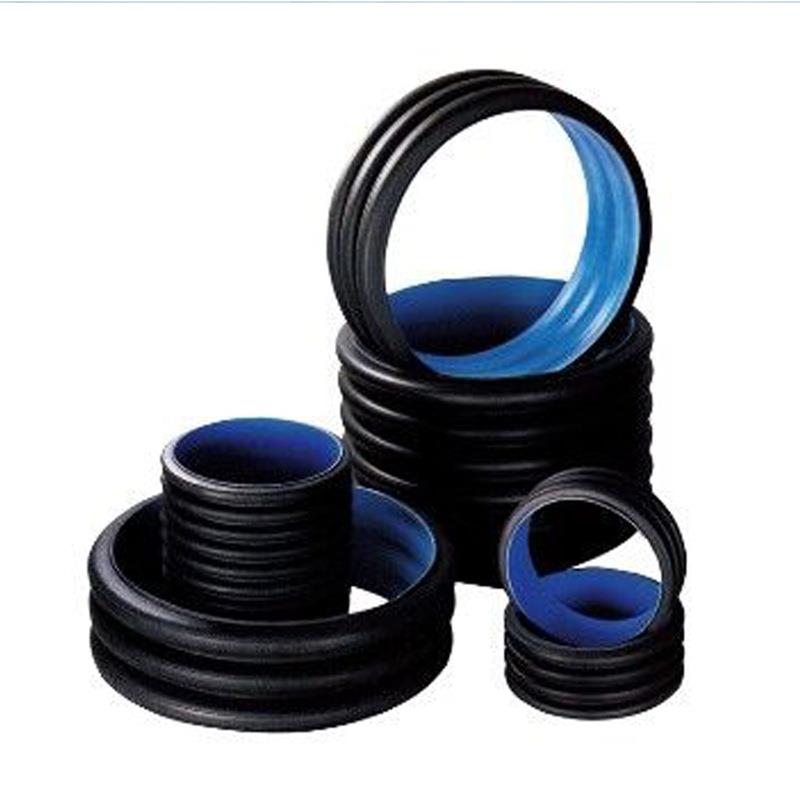 PE波纹管大口径管道双壁波纹管材料地埋PE排污管现货供应