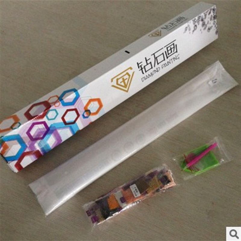 2019年钻石画满钻马到成功风景工diy  一件代发