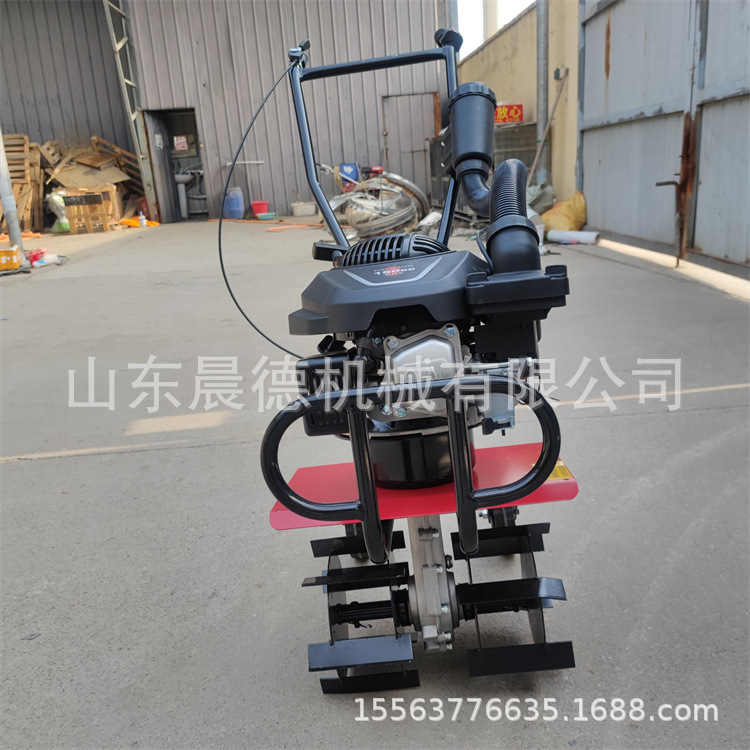 手推式汽油旋耕机 转向微型耕地果园小型松土机