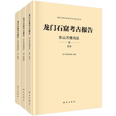 【新华正版】 龙门石窟考古报告东山万佛沟区（全三册） 龙门石窟研究院 科学出版社