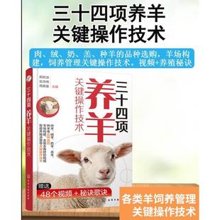 化学工业出版 三十四项养羊关键操作技术 社 郎跃深张洪伟周英昊 编 主编 新华正版