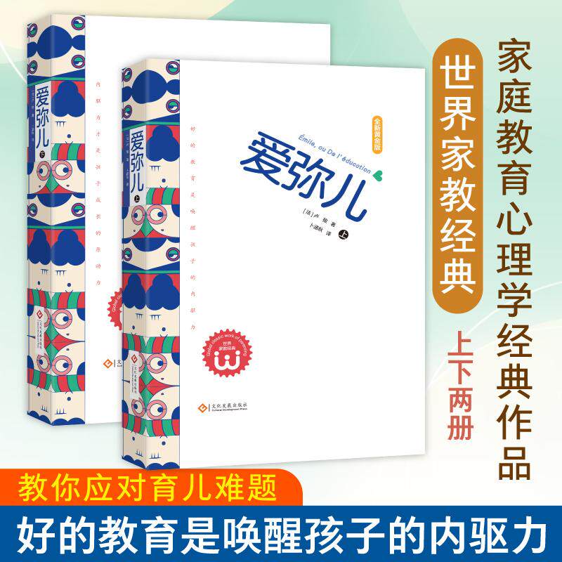 【新华正版】 爱弥儿好的教育是唤醒孩子的内驱力 法卢梭 著文通天下 出品 文化发展出版社