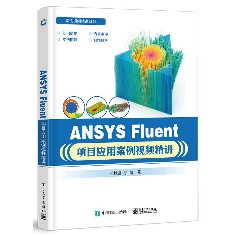 【新华正版】 ANSYS Fluent项目应用案例视频精讲 电子工业出版社 王魁波