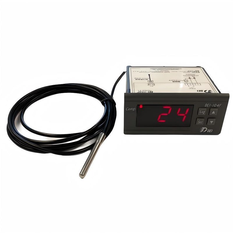 得意冷冻冷藏微电脑温度控制器DEI-104F冰箱玻璃展示柜温控0.5匹