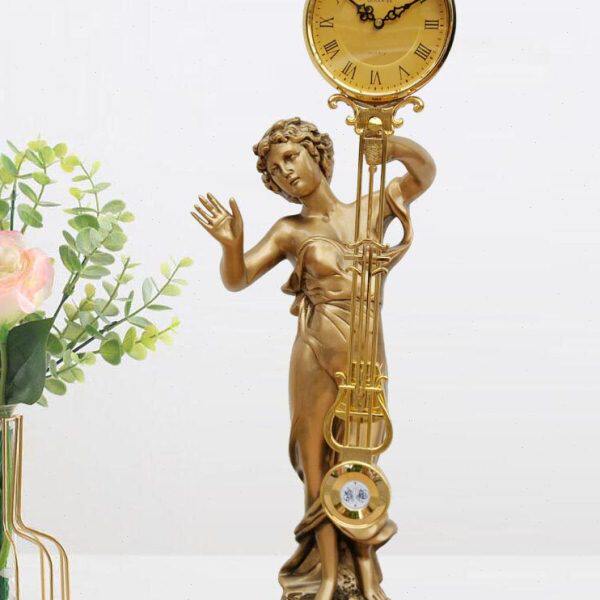 客厅座钟时钟家居装修仿古艺术座钟时尚工艺钟欧式钟表仿古钟装饰