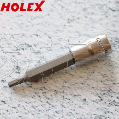 德国霍夫曼HOLEX加长型六角套筒起子头 1/4英寸 硬度高2.5 mm-6mm