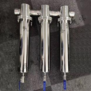不锈钢气体过滤器蒸汽氮气压缩空气过滤器管道过滤器