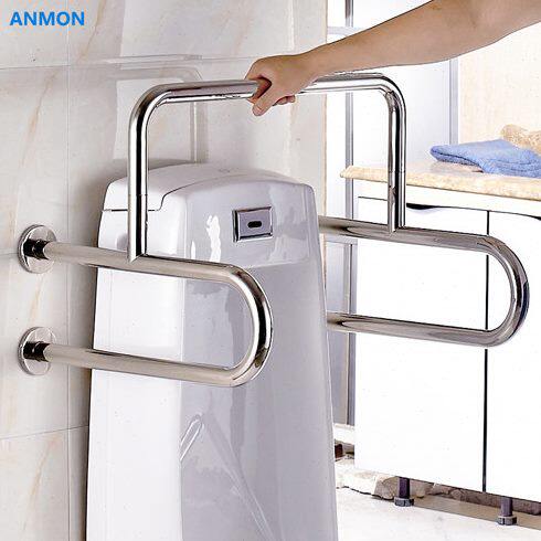 Anmon老年人残疾人卫生间不锈钢小便斗扶手无障碍防撞把手