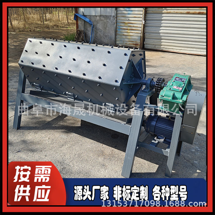 配件去毛刺研磨机 海晟雨花石倒圆角机 圆铁球六角滚筒抛光机