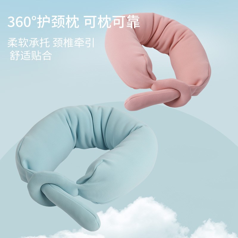 新款甜甜圈I护颈枕脖子u型枕午睡D坐飞机火车睡觉靠枕旅行神器脖