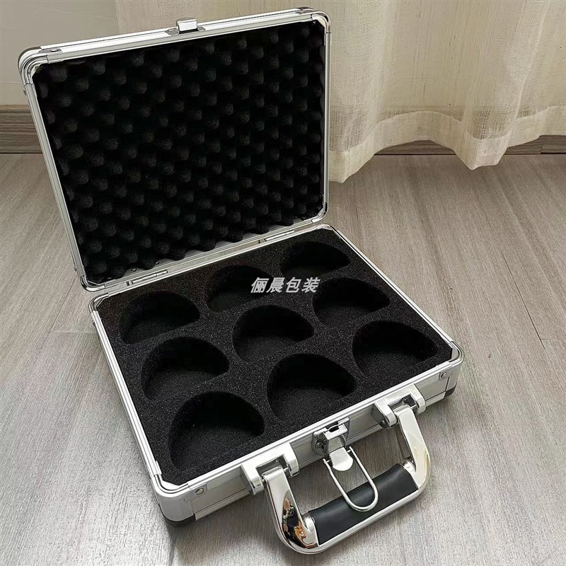现货牙模展示盒义齿标模盒v义齿模型演示讲解用铝合金收纳手提箱