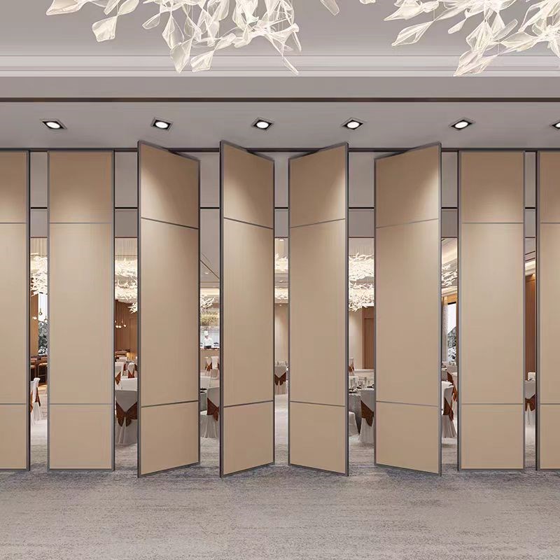 酒店移动隔断墙饭店活s动包厢宴会厅推拉会议室隔音吊轨折叠门