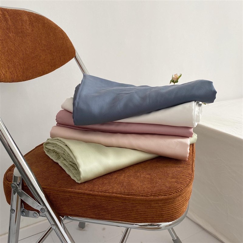 TENCEL天丝莱赛尔 q纯色春夏单件床单床笠单双人定做 柔软丝滑凉