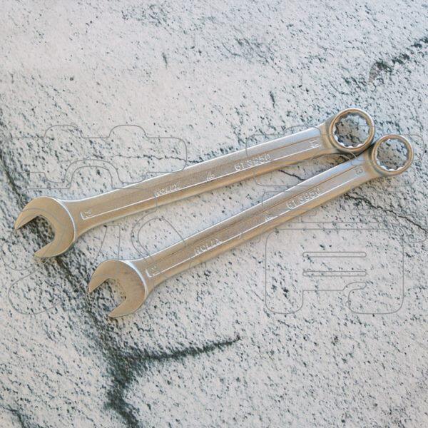 德国霍夫曼HOLEX两用扳手 梅开扳手 带椭圆形手柄 镀铬 公制