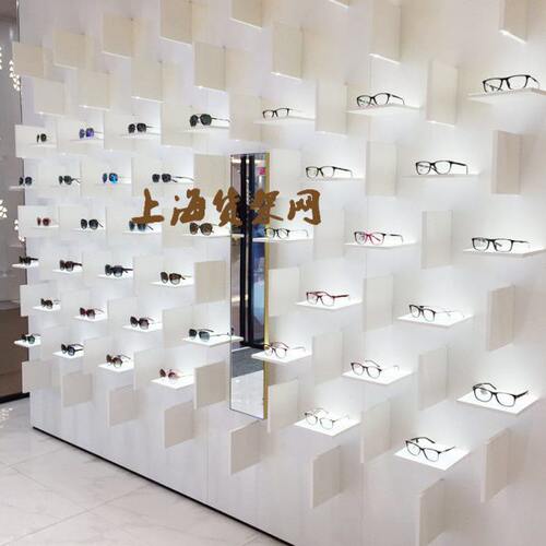 实木眼镜展示柜 大理石眼镜展示柜 白色烤漆眼镜柜 眼镜店柜台