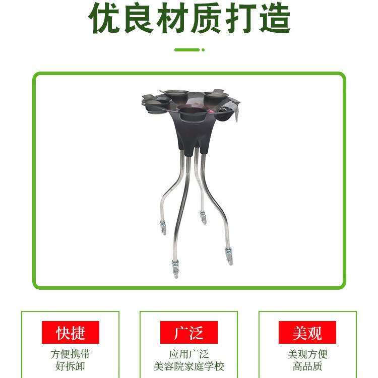 跨境美发染发架子烫染支架发廊专用色染架染料插梳工具落地收纳架