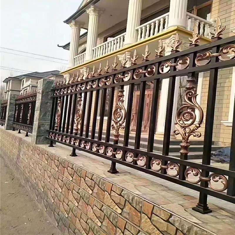 铁艺护栏 中式庭院锌钢围栏 现代别墅阳台栏杆 小区院子金属围栏