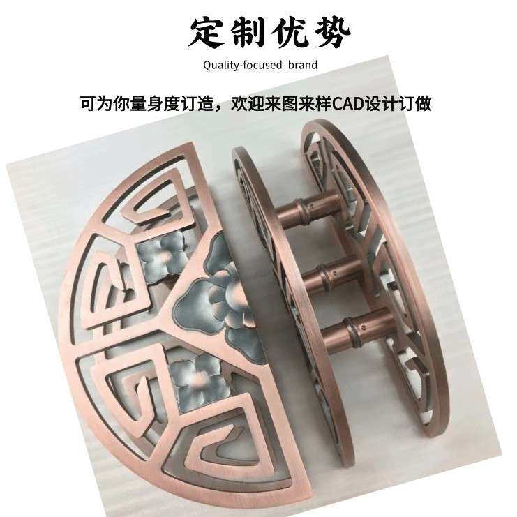 木质中式屏风复古建筑沙盘材料模型迷你家具门窗隔断微缩景观摆件