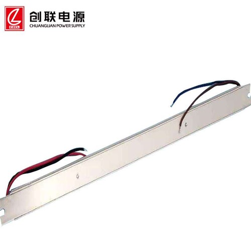 常州创联长条型LED灯箱电源24W36W72W CV-60EC-12/24V室内电源
