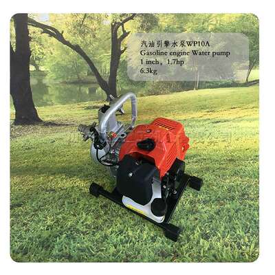 小型二冲程汽油水泵 果园花园抽水机 农用自吸式灌溉抽排灌机