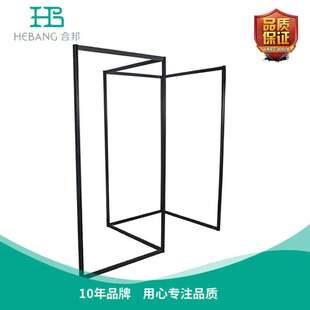 合邦厂家可移动书画展板铝合金户外美术字画作品展八棱柱书画展架