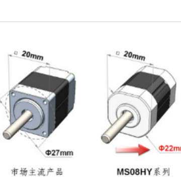 MOON'S鸣志 NEMA 10 标准混合式步进电机系列MS10HY2F4029