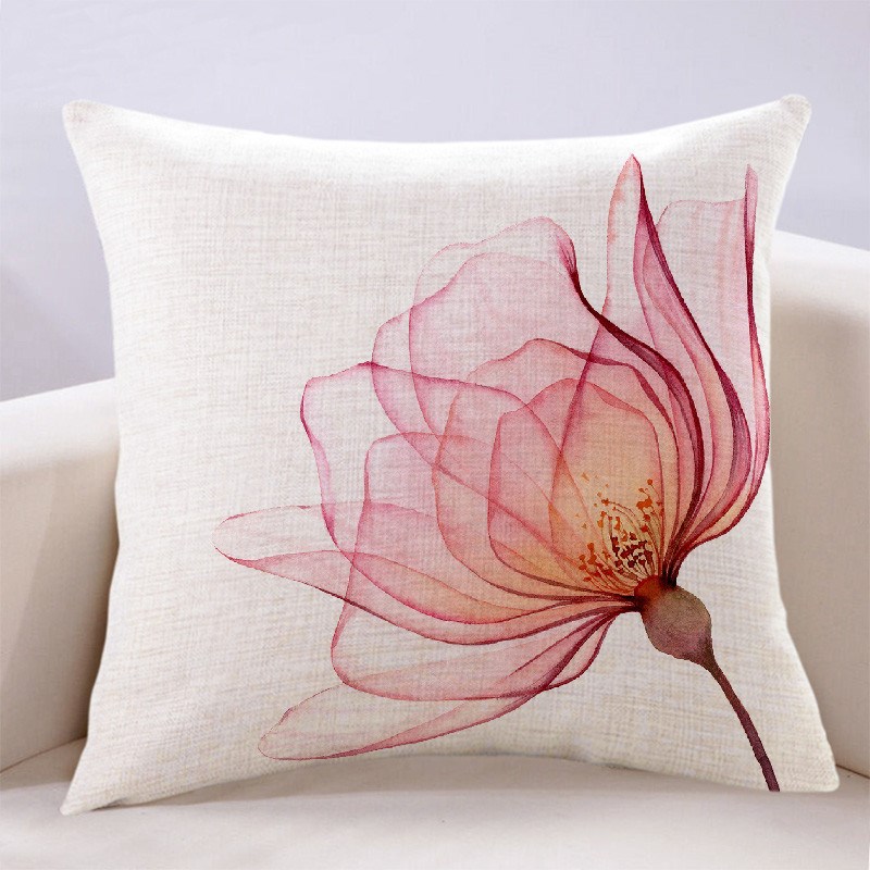 唯美小清新客厅现代简约抱枕飘A窗靠垫卧室沙发床上靠包枕头套含