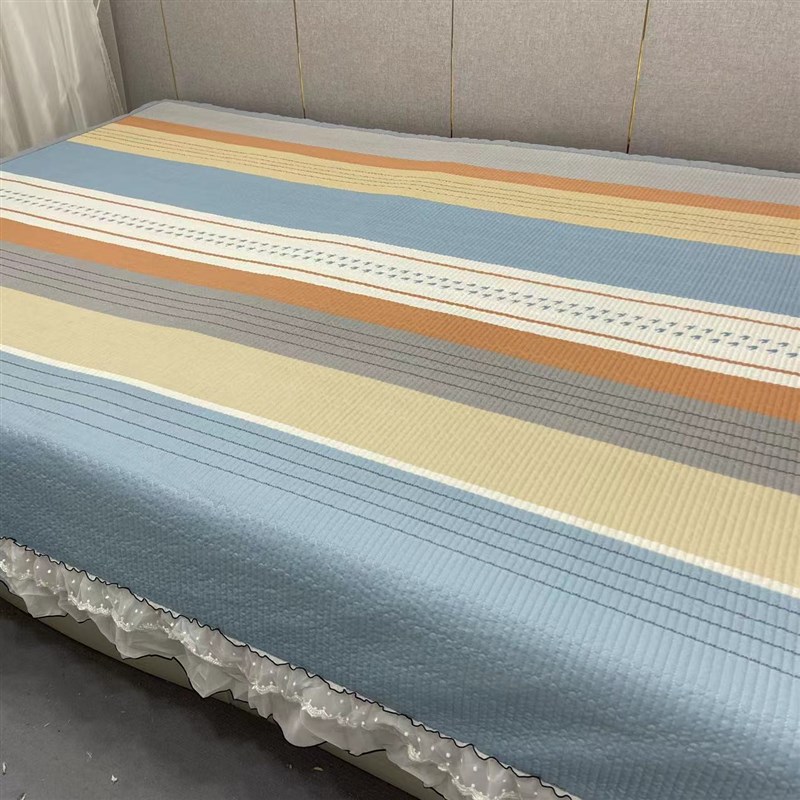 2024新款网红韩式新款绗缝床盖大尺寸J榻榻米大炕防滑四季大炕盖