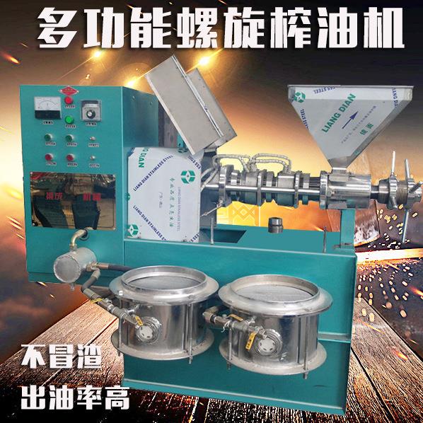 大型全自动冷热两用螺旋榨油机商用厂家花生设备出口型