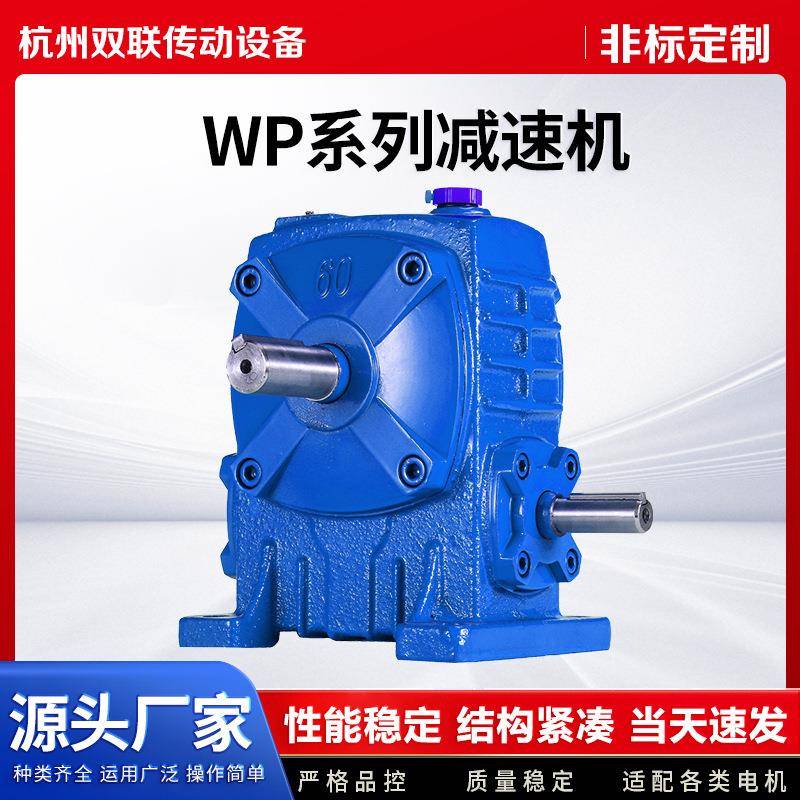 源头厂家WP系列蜗轮蜗杆减速机WPA40-250减速器蜗杆齿轮减速机