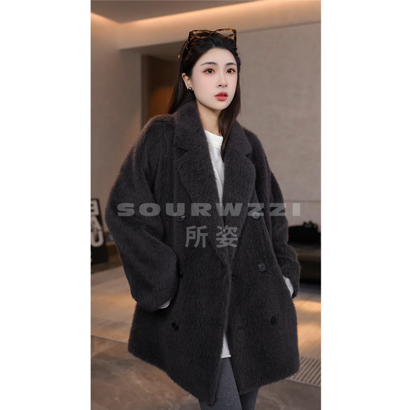 SOURWZZI/所姿100%羊毛拉绒简约时尚休闲女士羊毛外套SZ-25760,女装/女士精品,短外套,淘宝优惠券,粉丝福利购,淘宝优惠卷