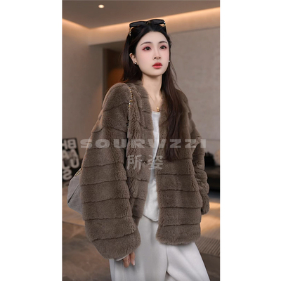 SOURWZZI/所姿100%羊毛冬季简约休闲时尚羊毛女士外套SZ-25793