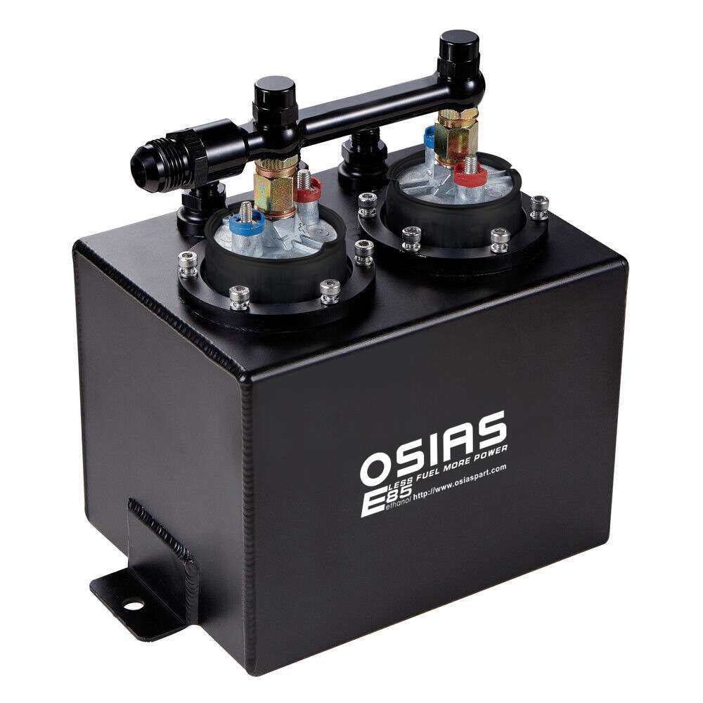 OSIAS新品3L双燃料缓冲罐套件带AN10燃油分供管和2x044燃油泵跨境