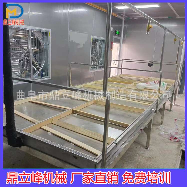 曲阜鼎立峰手工豆油皮机价格不锈钢2*4米腐竹生产线蒸汽加热厂家