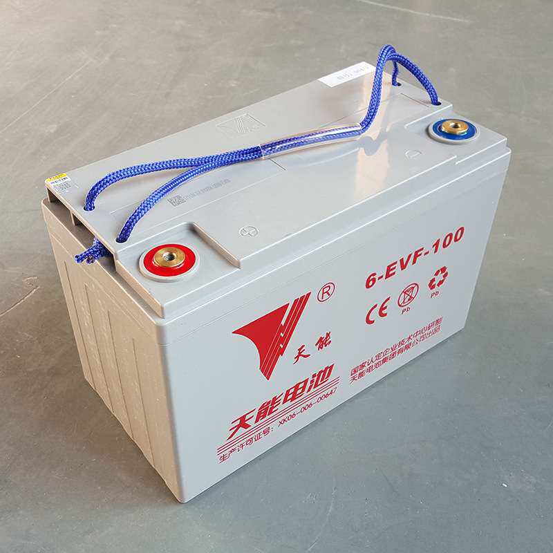 天能电池 12v100ah洗地机用铅蓄电池 天能原装蓄电池 6-evf-100