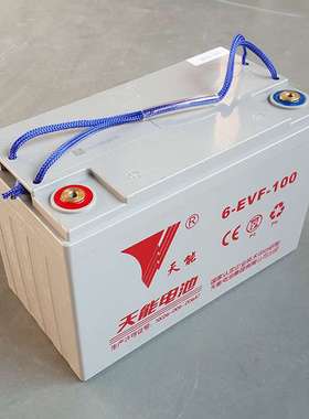 天能电池 12v100ah洗地机用铅蓄电池 天能原装蓄电池 6-evf-100