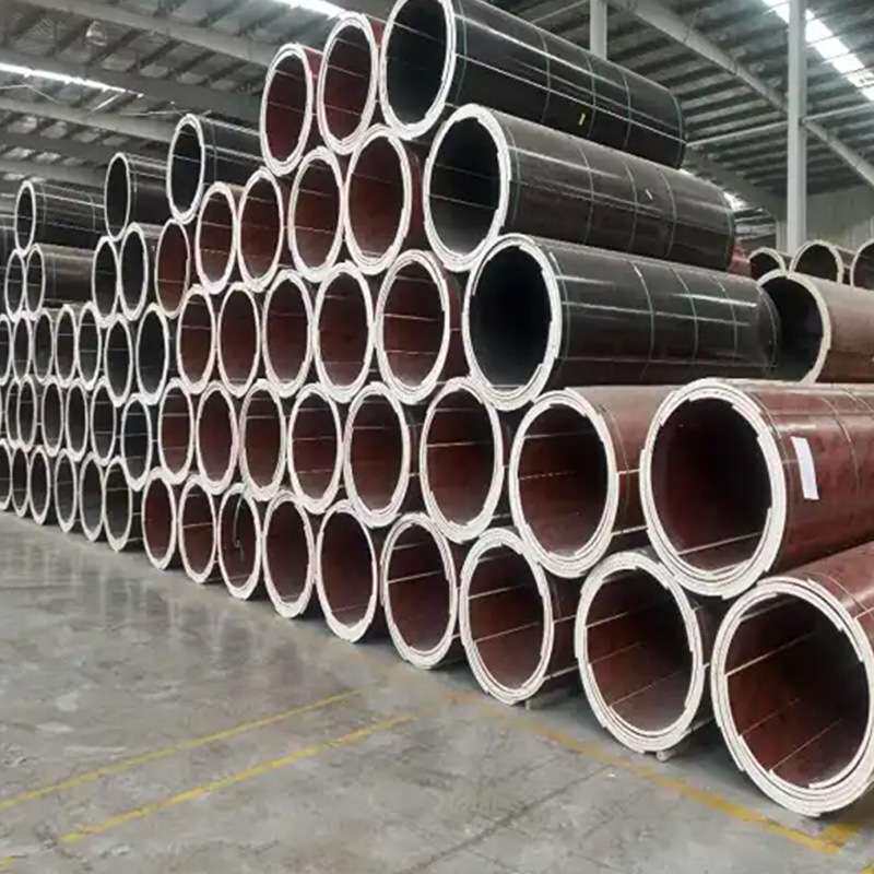 工程用圆柱模弧行木板标准覆膜耐腐蚀工地尺寸弧度定图纸建筑模板