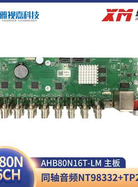 雄迈同轴DVR主板AHB7016T-LY 1080N 16CH同轴音频NT98332 2MP