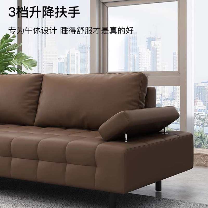 办公沙发会客室贵宾区现代沙发茶几组合三人位办公室家具皮质沙发