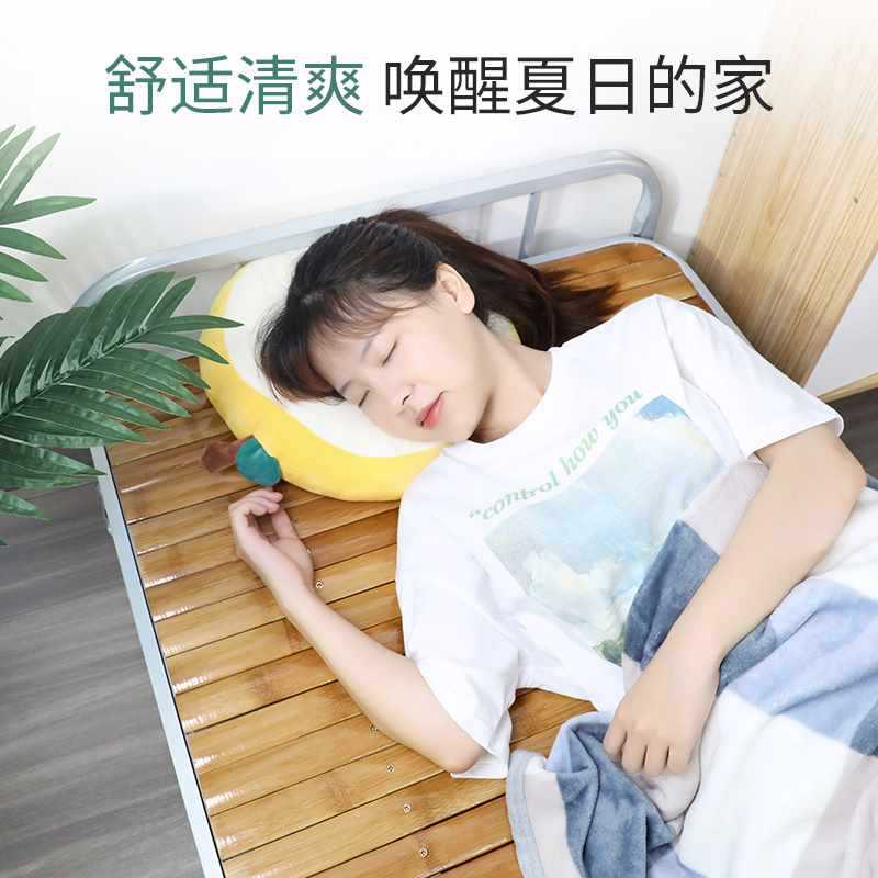 瑞仕达单人床折叠竹床成人简易午休午睡床家用小床租房硬板双人床
