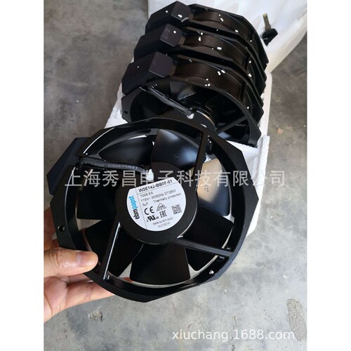 现货原装德国EBM 风机W2E142-BB05-01 115V 27W 全金属散热风扇
