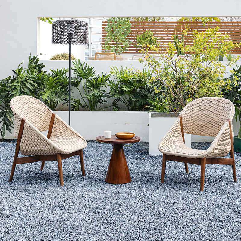 户外休闲桌椅别墅阳台柚木藤椅单人沙发复古民宿实用实木编织椅子,玩具/童车/益智/积木/模型,四驱车零配件/工具,淘宝优惠券,粉丝福利购,淘宝优惠卷